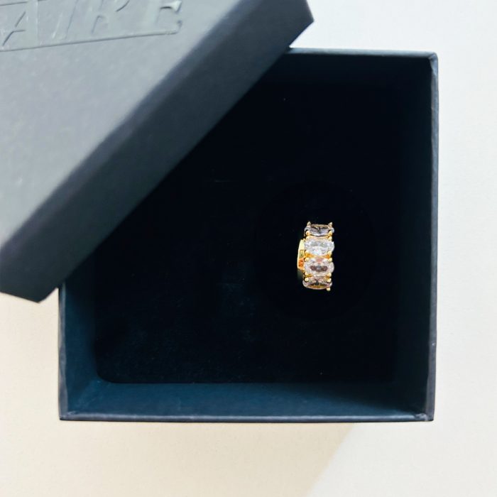 EARCUFF OVAL CRYSTALS