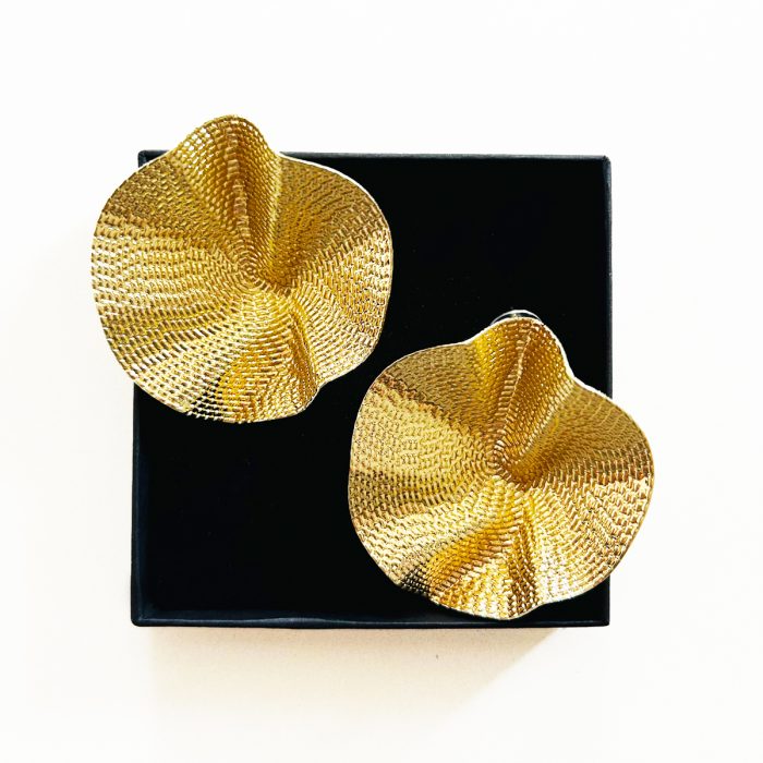 ORECCHINI BOTTONE LEAVES