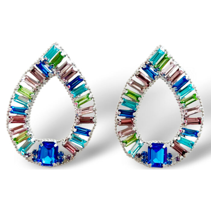 ORECCHINI CRYSTALS RAINBOW COD.2