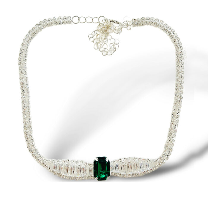 CHOKER DIAMOND EMERALD