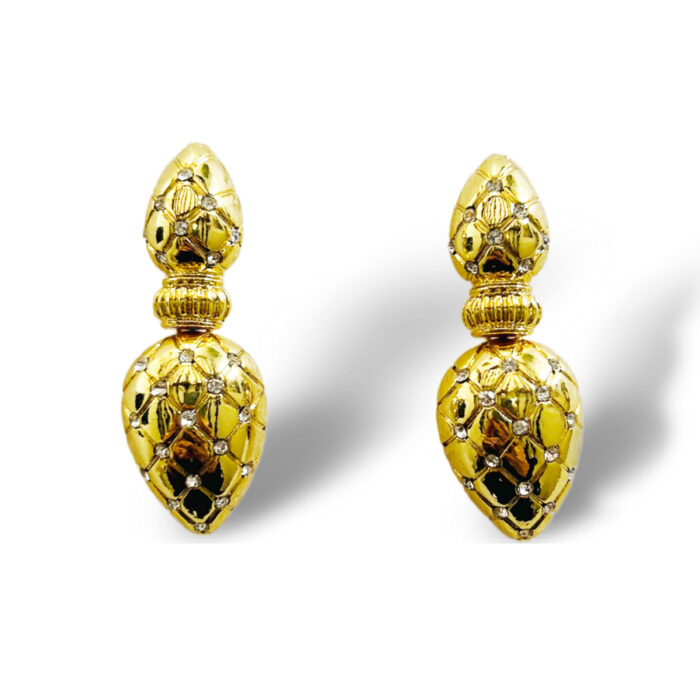 ORECCHINI GOLD CAPITONNè