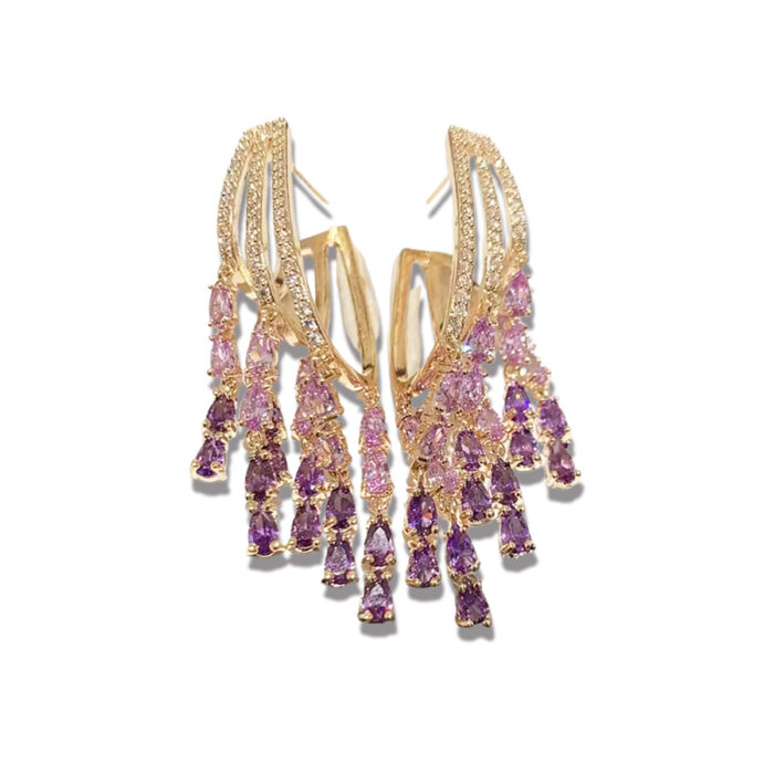 ORECCHINI GOCCE DI CRISTALLI