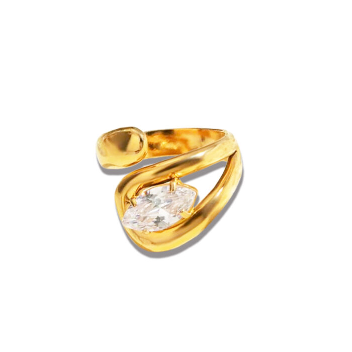 ANELLO PIETRA AND GOLD