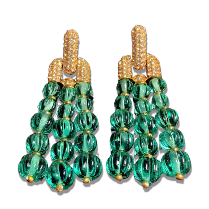 ORECCHINI EMERALD CASCADE